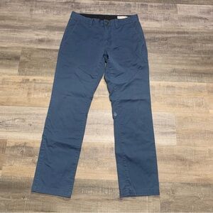 Volcom Blue Chino Khaki Pants Men’s 31 X 31 Skater Casual